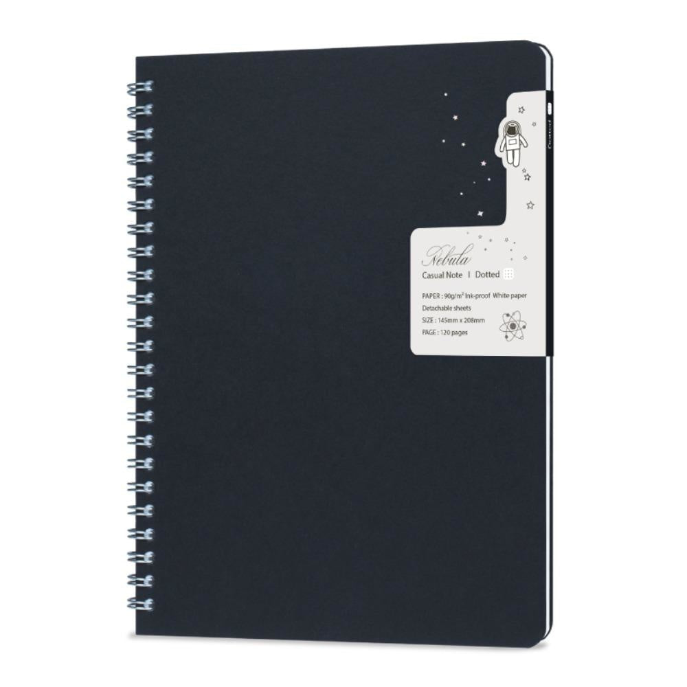 Colorverse Nebula A5 Casual Notebook - Dark Navy Plain