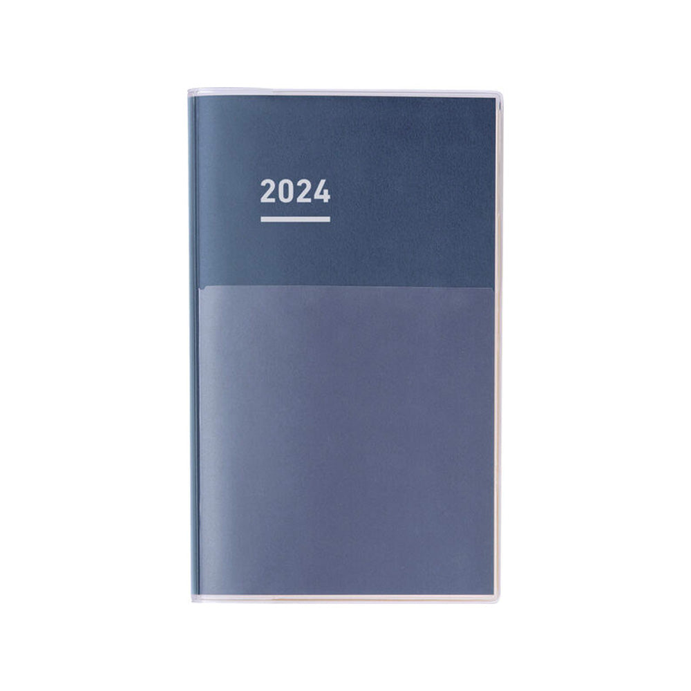 Jibun Techo Kokuyo - Weekly planner 2024 - Diary + Life + Idea set - A5  Slim - Pink colour