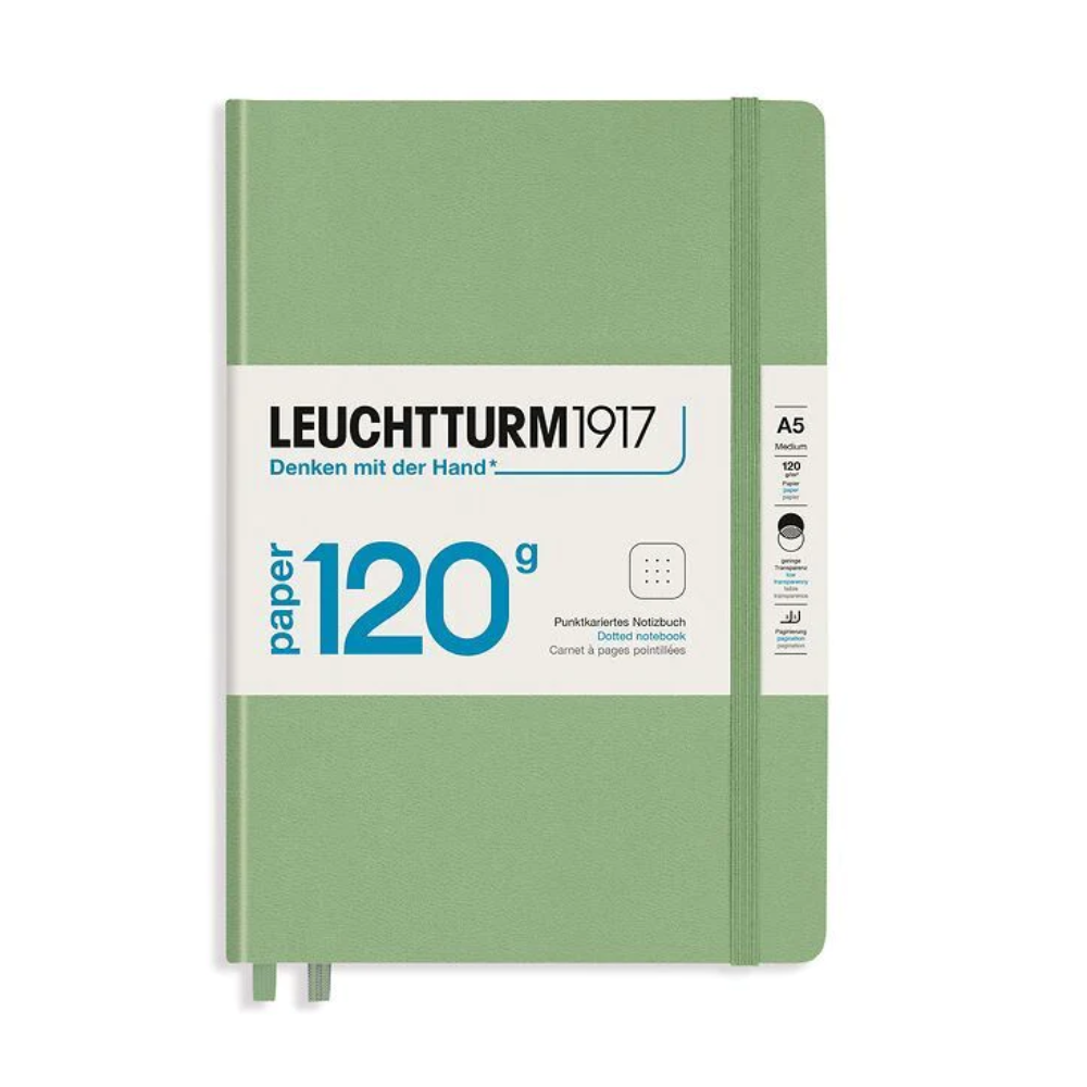 Leuchtturm1917 Edition 120g A5 Dotted Notebook - Sage