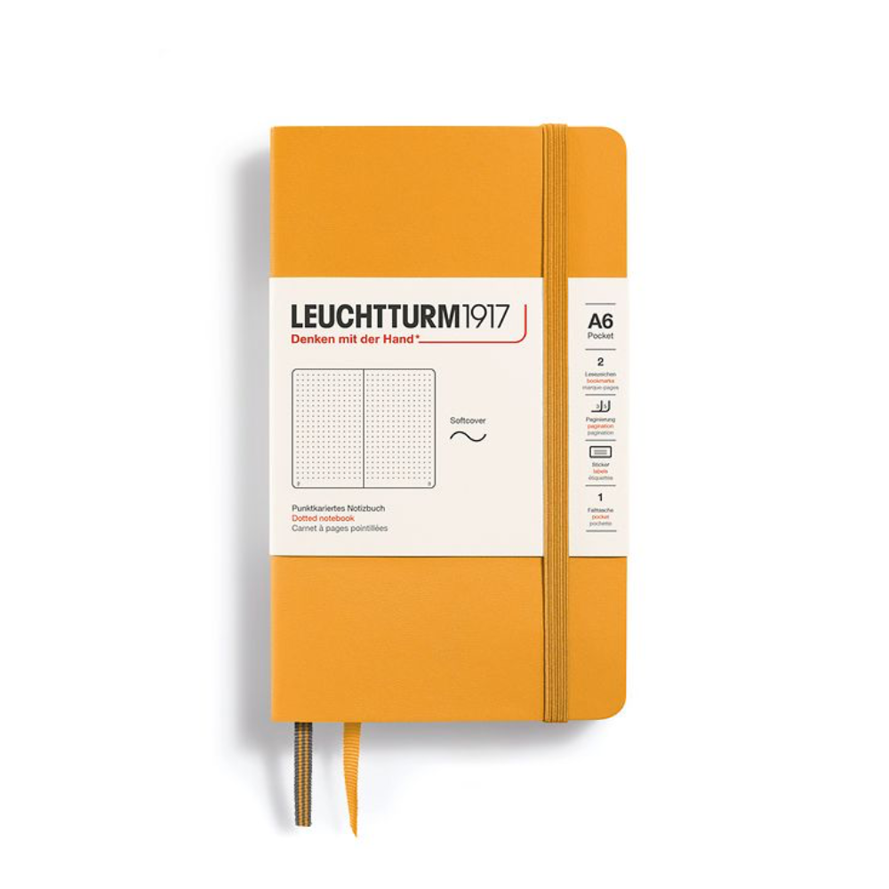 Leuchtturm1917 A6 Pocket Softcover Dotted Notebook - Navy