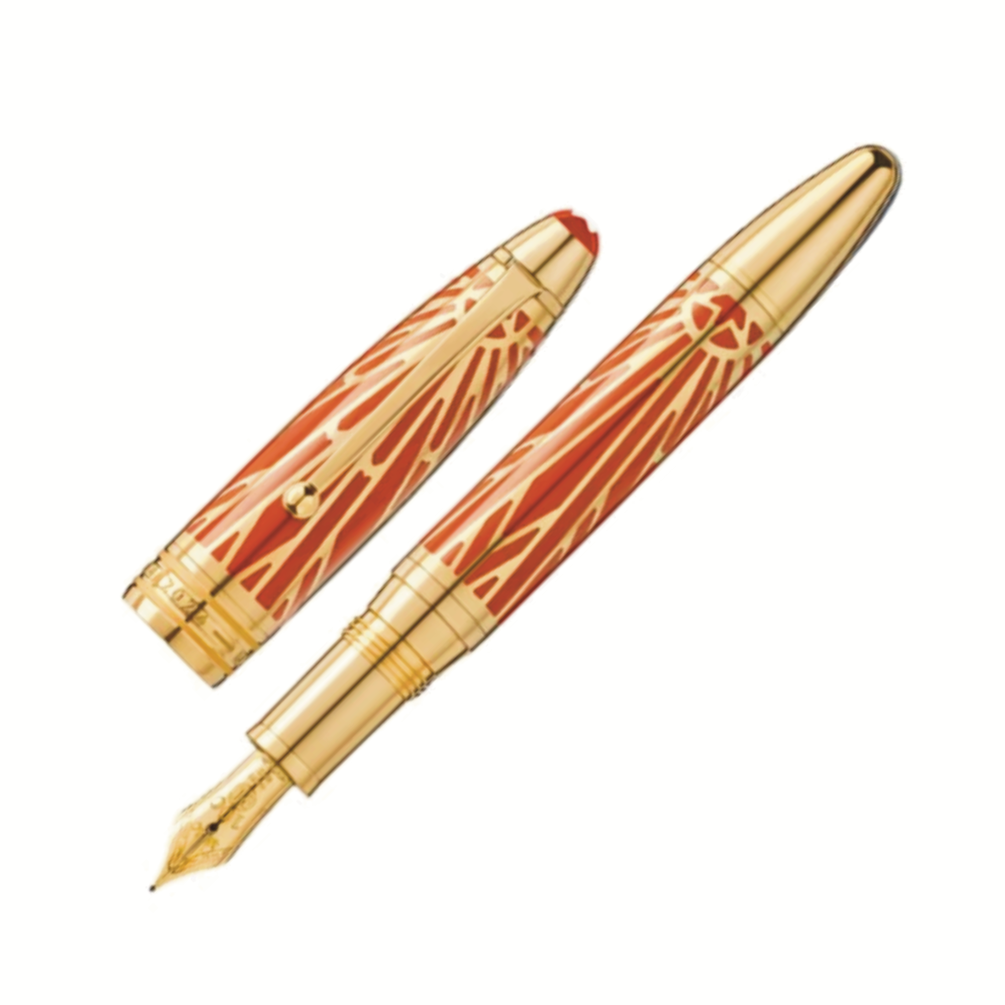 Montblanc The Origin Solitaire Legrand 146 Fountain Pen - Coral  (Meisterstück)