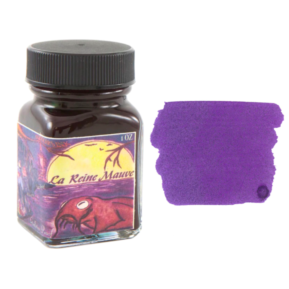 Noodler's La Reine Mauve Fountain Pen Ink - 1oz