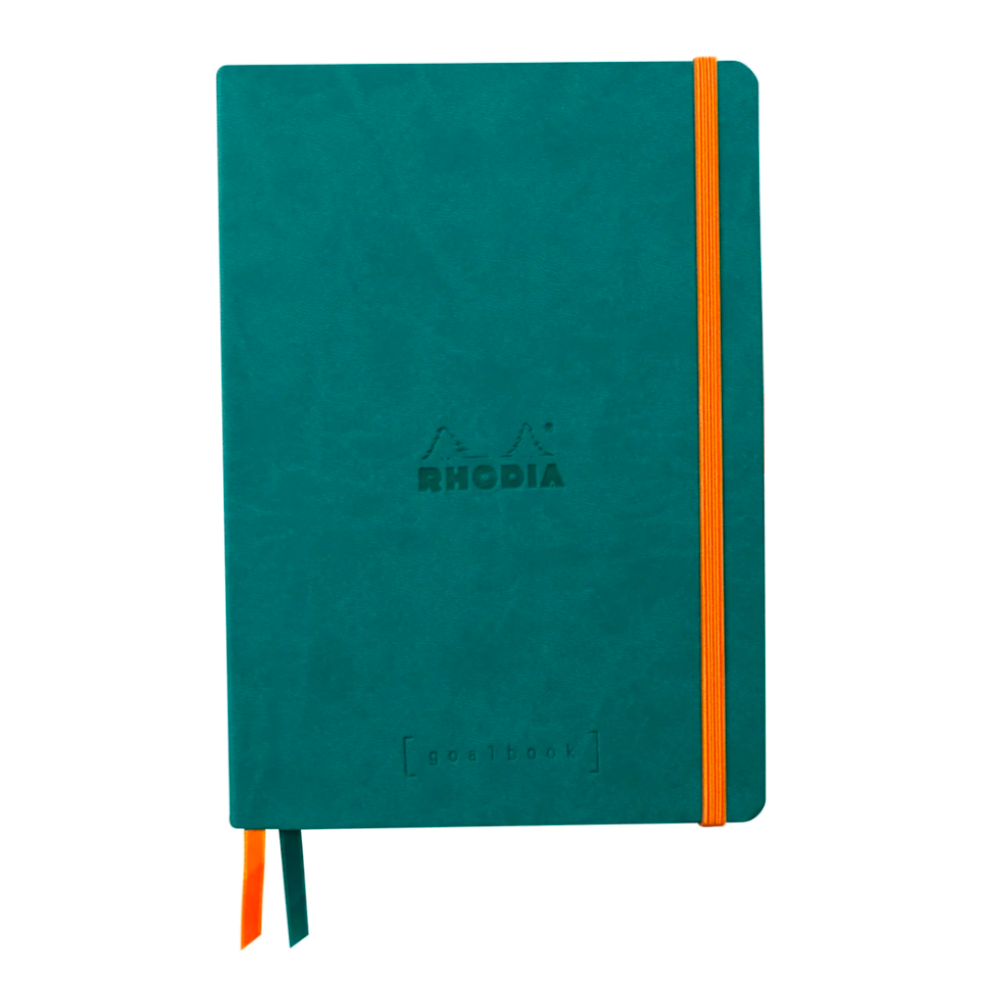 Rhodia Softcover Goalbook - A5 - Dot Grid - Sapphire