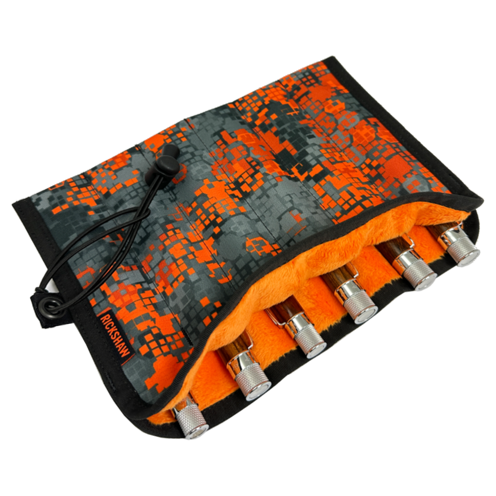 Rickshaw Bagworks 6-Pen Coozy Roll - Matrix Orange