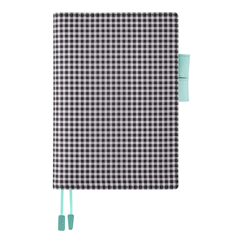 Hobonichi Techo A5 Cousin Cover - Black Gingham