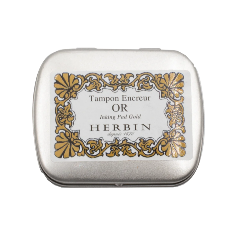 Herbin Ink Pad for Seals - Gold