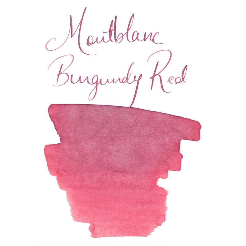 Montblanc burgundy red ink hot sale