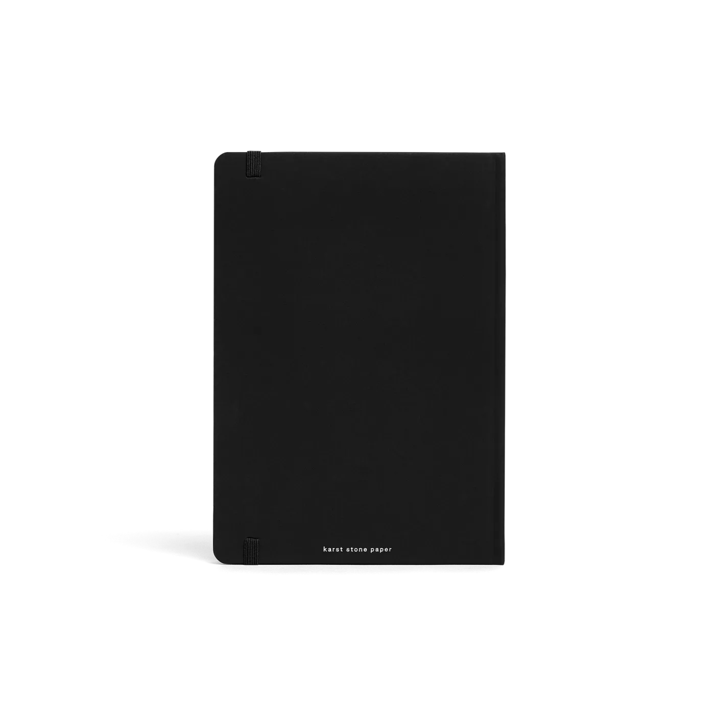 Karst A5 Stone Paper Lined Notebook - Black