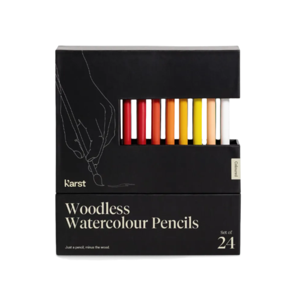 Karst Woodless Watercolor Pencils (Pack of 24)