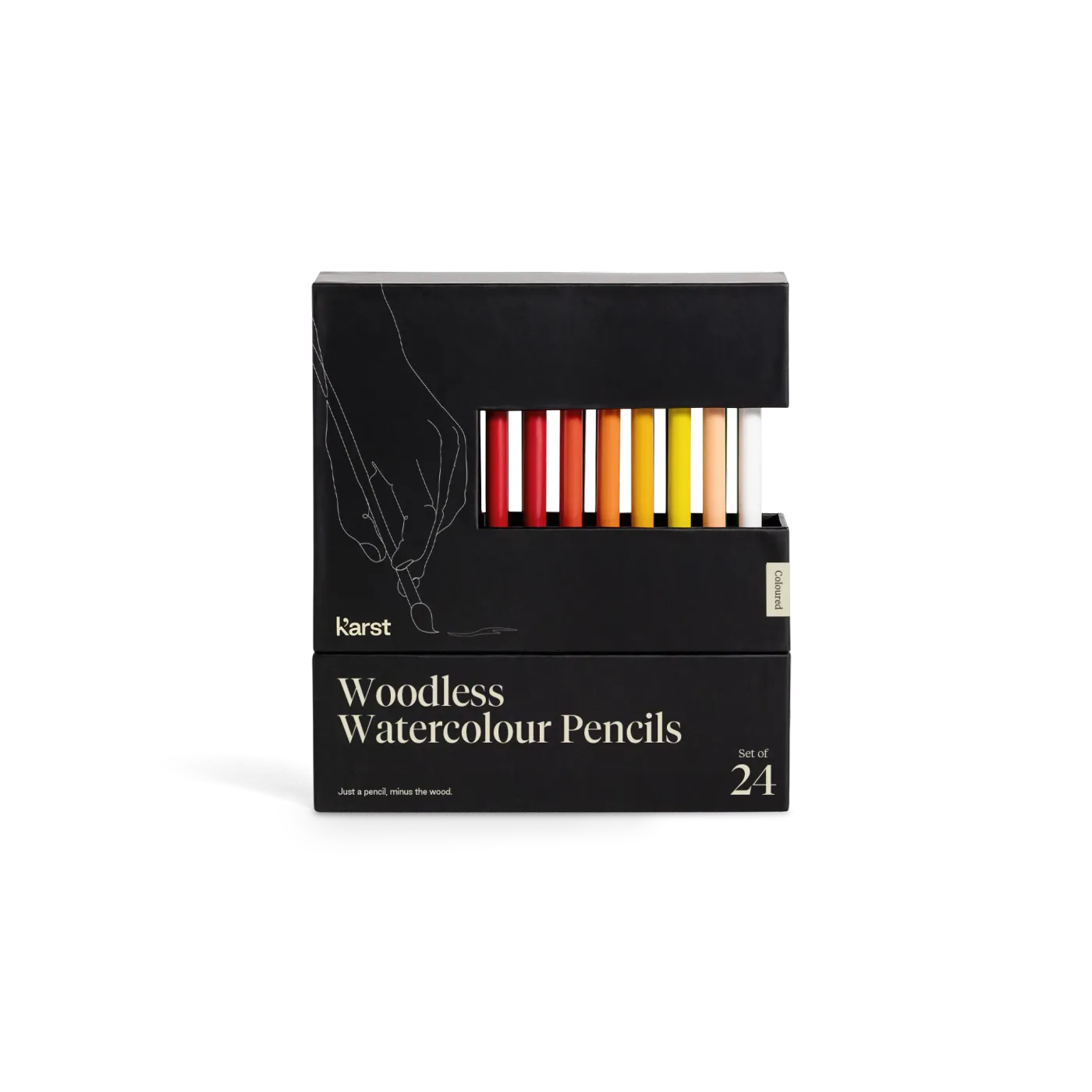 Karst Woodless Watercolor Pencils (Pack of 24)