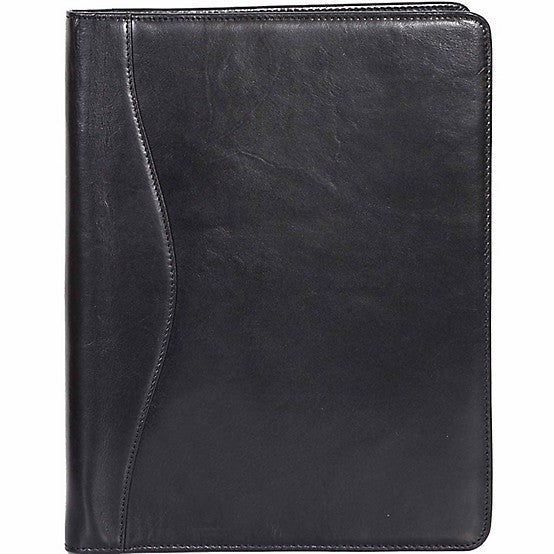 Scully 5012 Leather Pad Holder - Italian Black