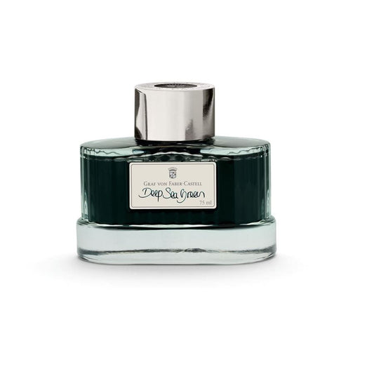 Graf von Faber-Castell Deep Sea Green Bottled Ink (75ml)