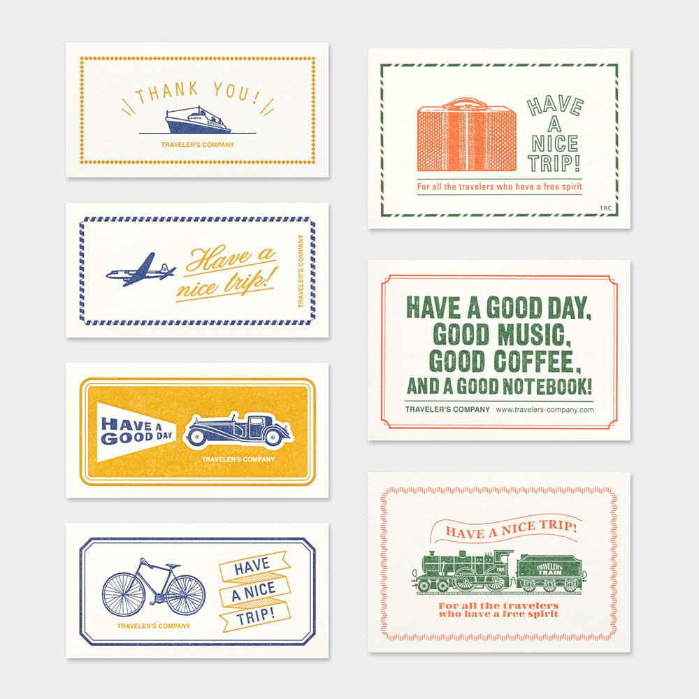 TRAVELER'S Notebook Regular Message Cards