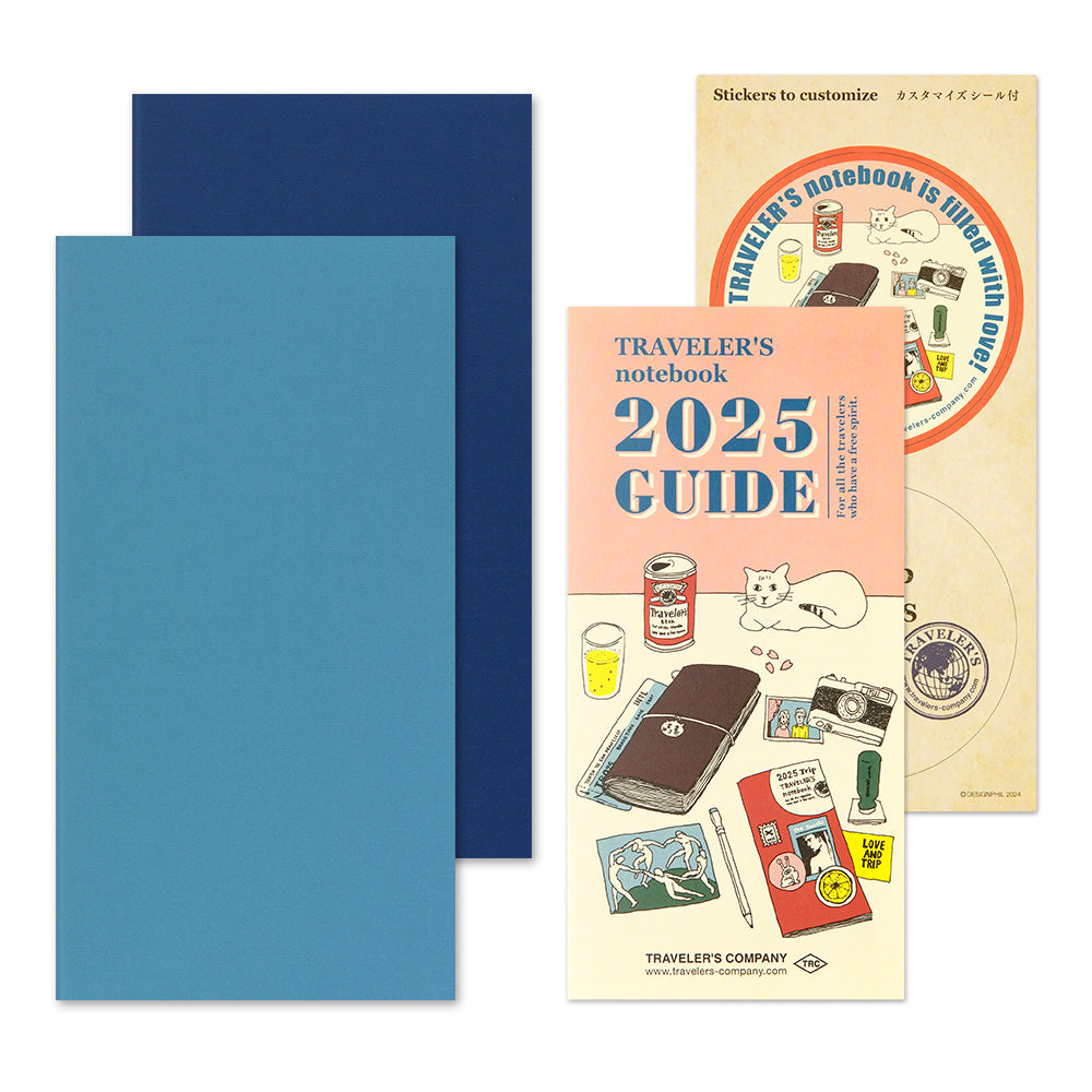 Traveler's 2025 Regular Size Diary Insert - Weekly + Memo