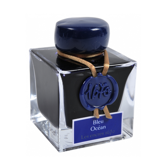 J. Herbin 1670 Bleu Ocean (Blue Ocean) 50ml Bottled Ink