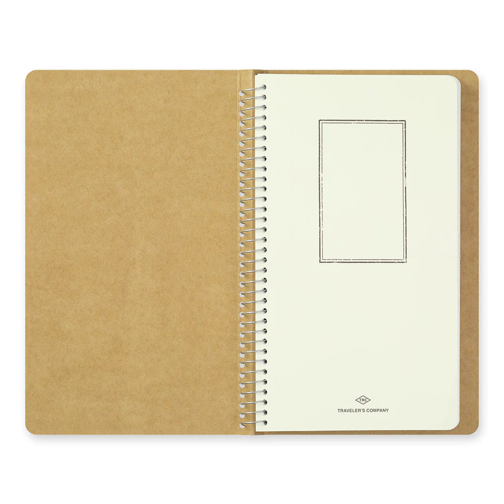 Traveler's Company Spiral Ring Notebook - Blank MD Paper White