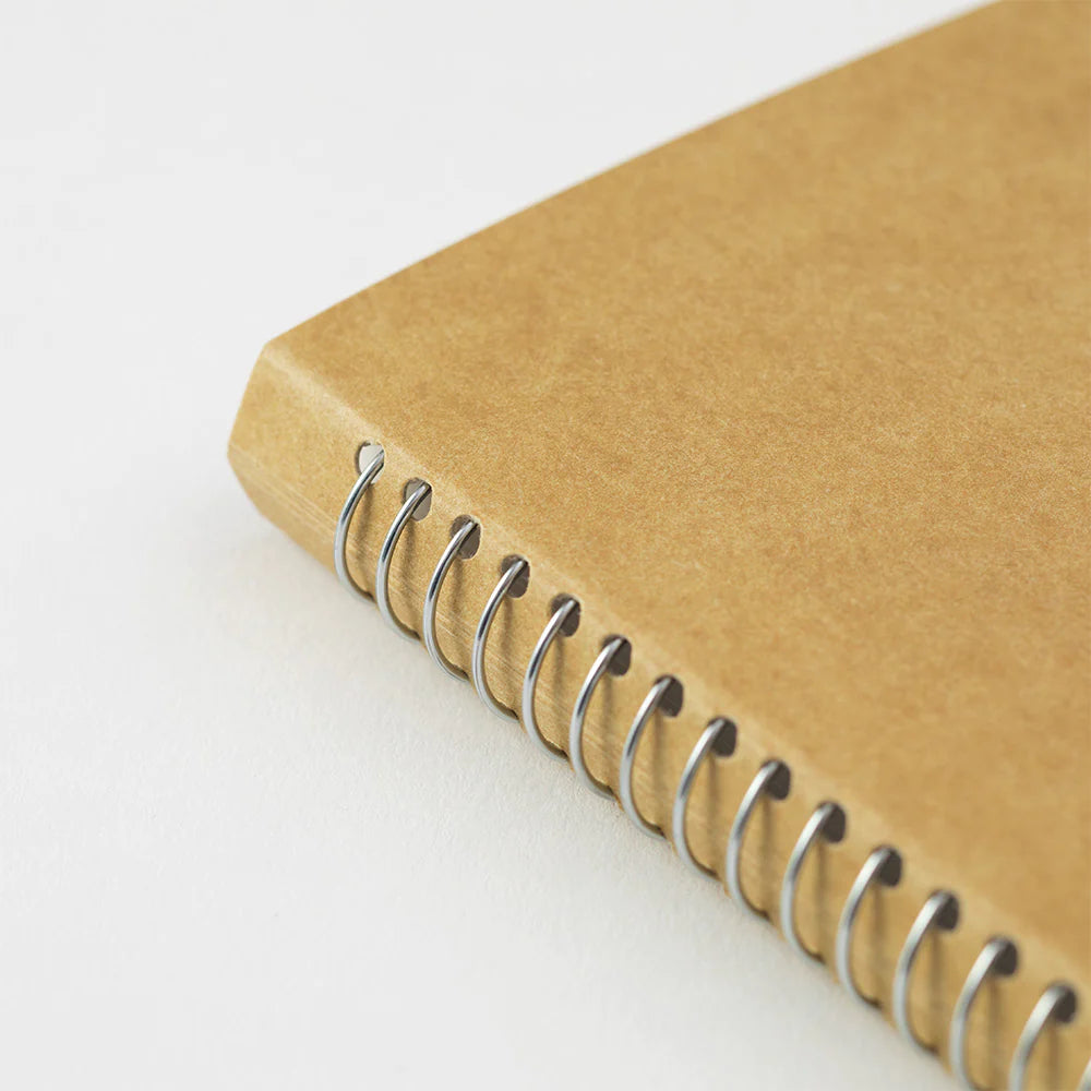 Traveler's Company Spiral Ring Notebook - Blank MD Paper White