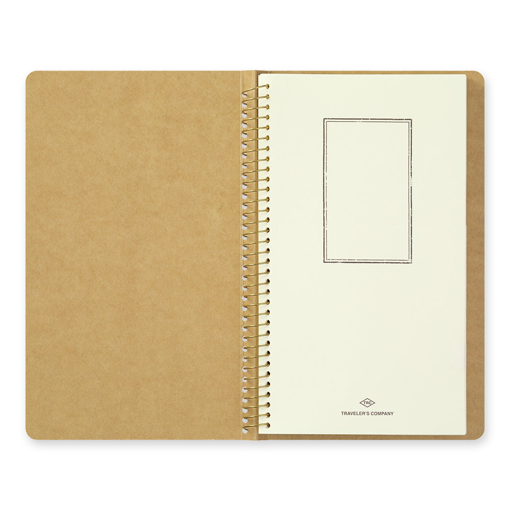 Traveler's Company Spiral Ring Notebook - Paper Pocket (A5 Slim)