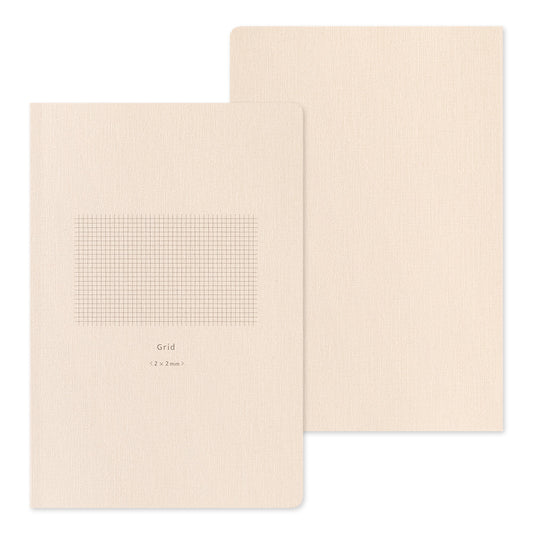 Midori Yuru B6 Log Notebook - Grid 2x2mm