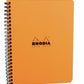 Rhodia #19 Wirebound A4+ Lined with Margin Notebook - Orange