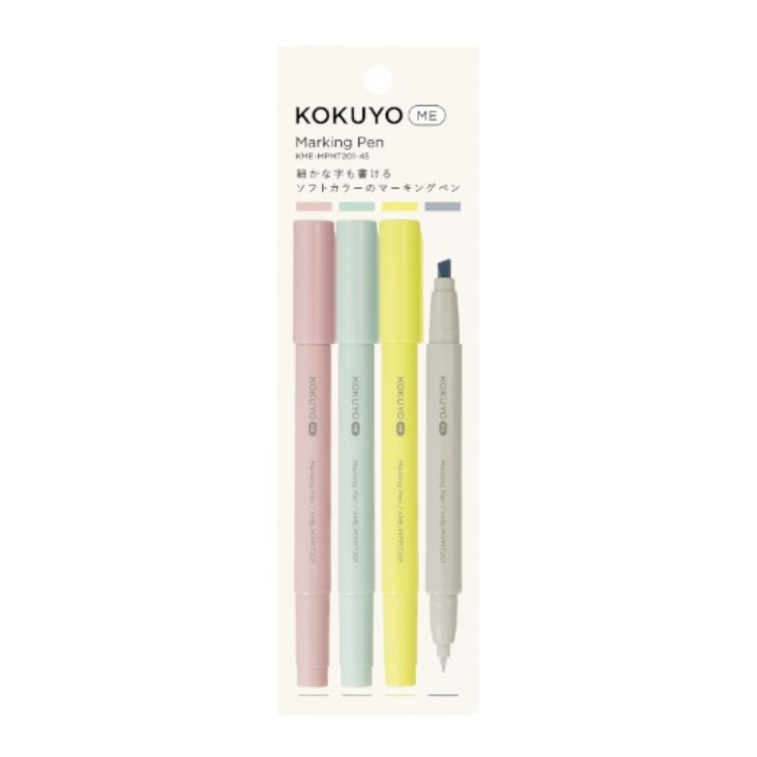 Kokuyo 2 Way Marker Set (4 Color)