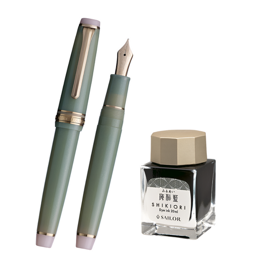 Sailor Pro Gear Slim Japanese Sweets Fountain Pen Set - Sakuramochi (Limited Edition)