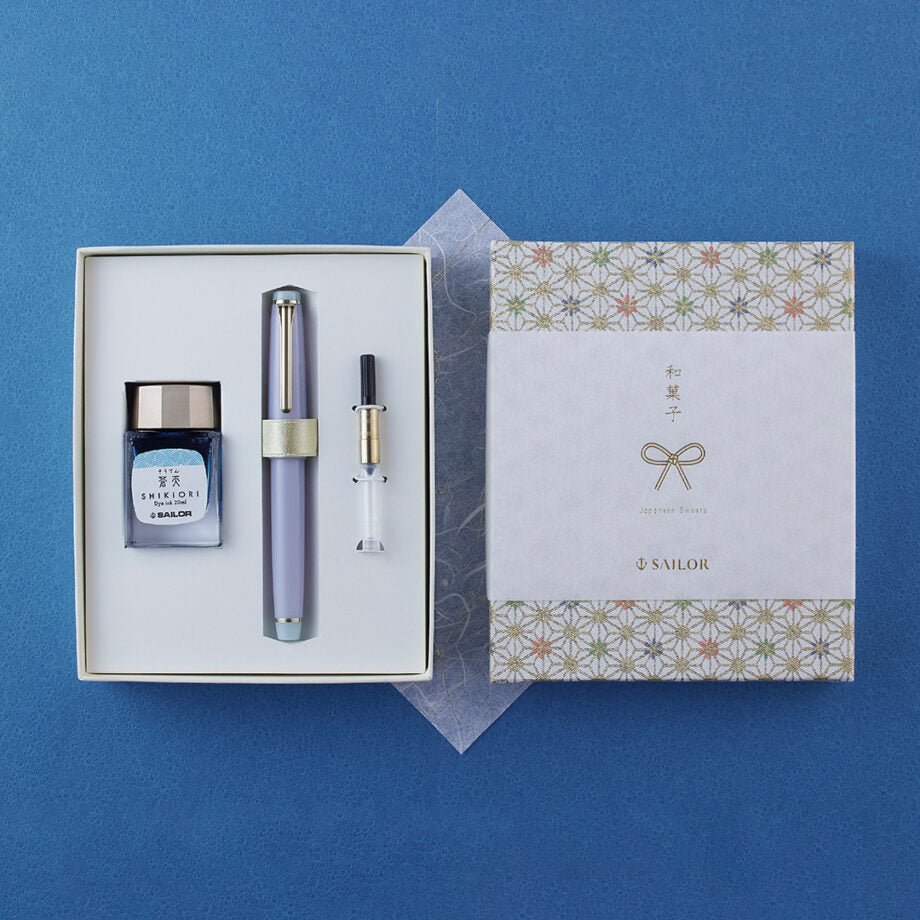 Sailor Pro Gear Slim Japanese Sweets Fountain Pen Set - Sakuramochi (Limited Edition)