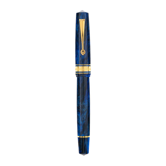Omas Bologna Fountain Pen - Azzurro Diamante with Gold Trim (Diamond Blue)