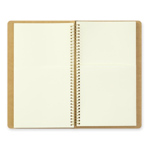 Traveler's Company Spiral Ring Notebook - Paper Pocket (A6 Slim)