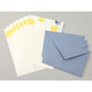 Midori Letter Set Letterpress Lemon
