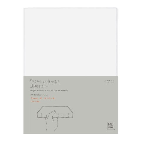 Midori A5 Codex 1 Day 1 Page Notebook Cover - Clear