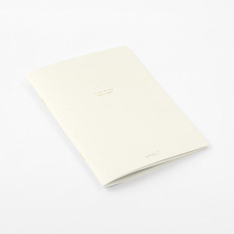 Midori Soft Color A5 Dotted Notebook - White