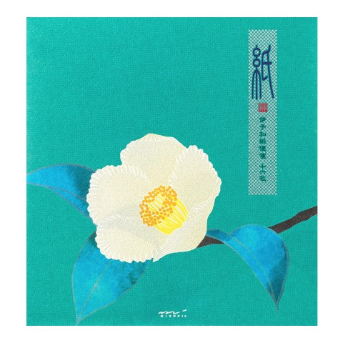Midori Four Designs Letterpad - Silk-Printing Japanese Stewartia