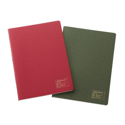 Kleid 2mm Grid Notes A5 Notebook - Olive Drab (Cream Paper)