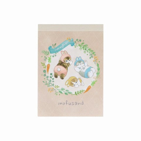 Sun-Star Mofusand S8 Memo Pad - Mini Bunny