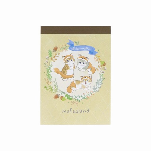 Sun-Star Mofusand S8 Memo Pad - Mini Fox