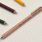 Ohto Wooden Mechanical Pencil Mini with Eraser & Clip - Natural (.5mm)