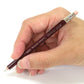 Ohto Wooden Mini Mechanical Pencil with Eraser & Clip - Deep Red (.5mm)