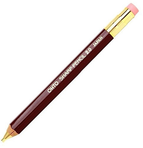 OHTO Sharp 2.0 Mechanical Pencil - Deep Red 2.0mm)