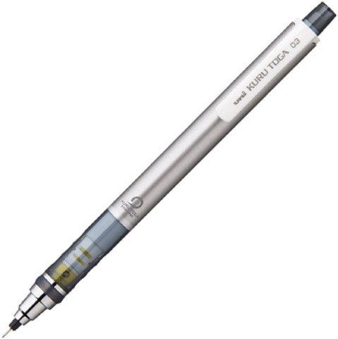 Kuru Toga Standard Mechanical Pencil 0.3 Silver