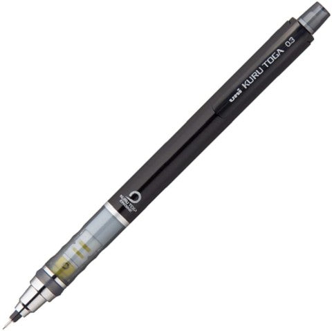 Kuru Toga Standard Mechanical Pencil 0.3 Black