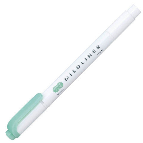 Zebra Mildliner Double Ended Highlighter - Blue Green