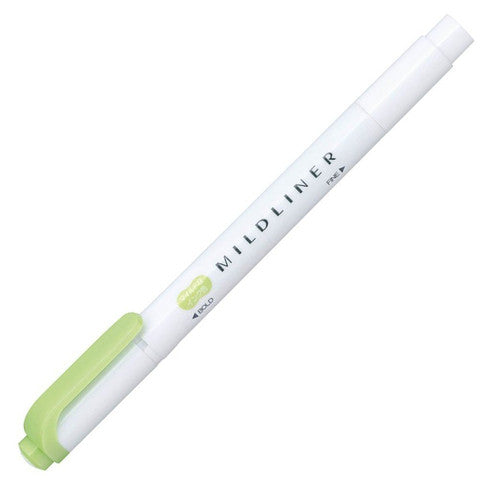 Zebra Mildliner Double Ended Highlighter - Green