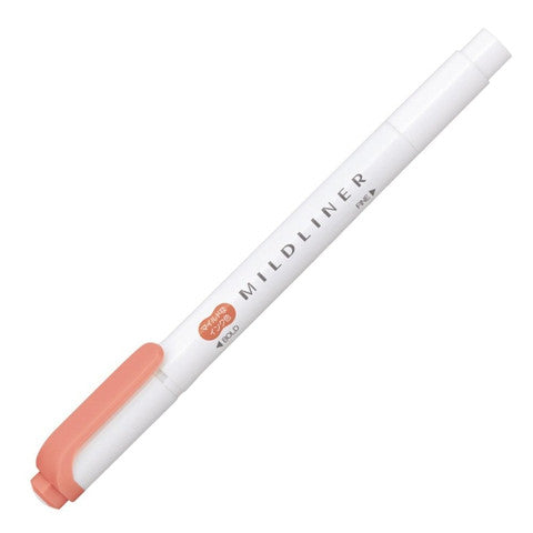 Zebra Mildliner Double Ended Highlighter - Vermillion