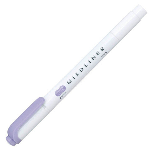 Zebra Mildliner Double Ended Highlighter - Violet