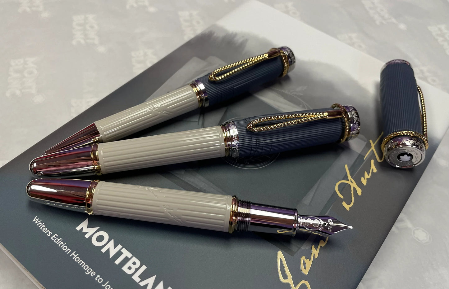 Montblanc Homage to Jane Austen 3pc Set FP/BP/MP (Writers Series Limited Edition)