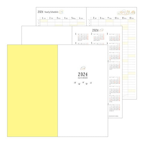 Midori 2024 MD Notebook Diary - B6 Slim