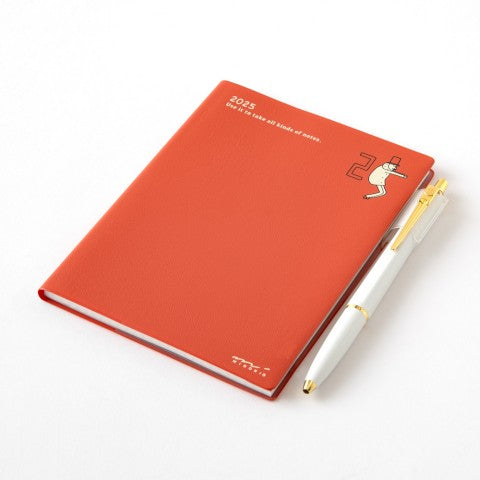 Midori 2025 A6 Pocket Diary - Ojisan (Monthly)