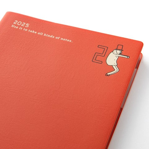 Midori 2025 A6 Pocket Diary - Ojisan (Monthly)