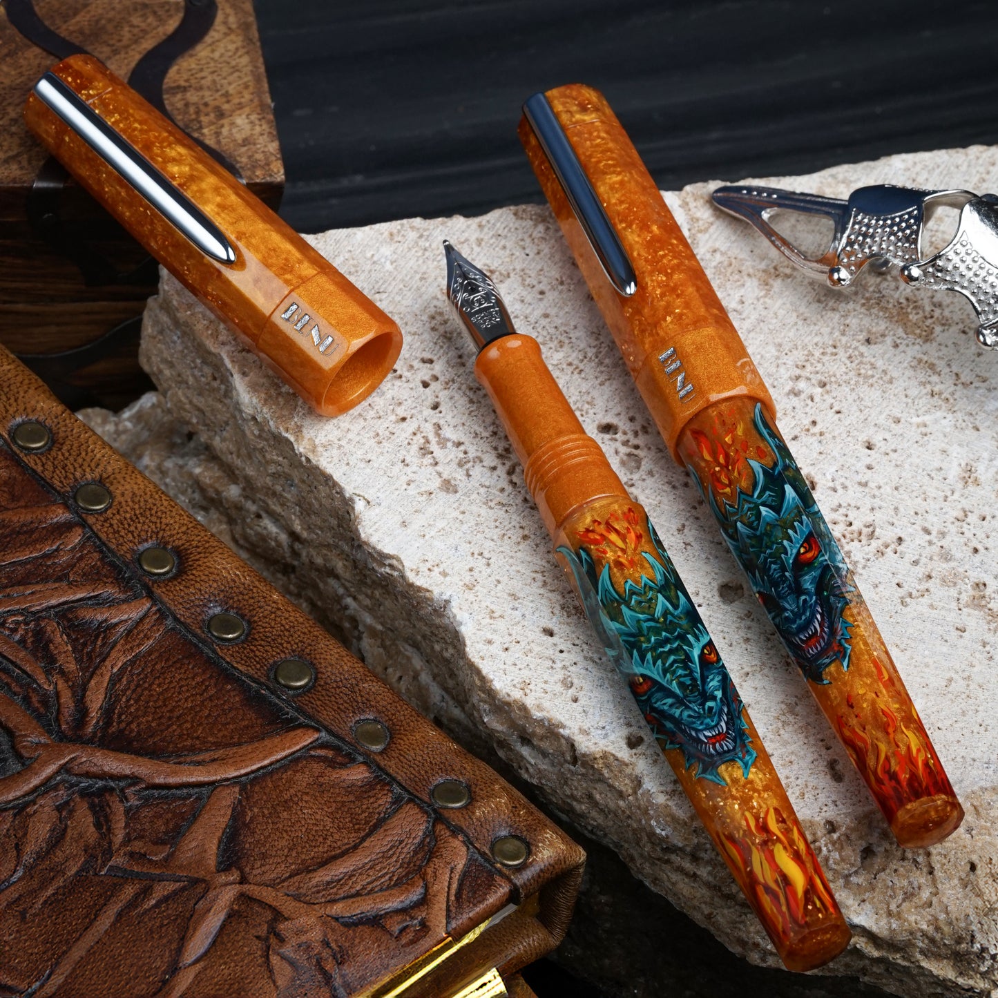 BENU Euphoria Fountain Pen - Glasóg Dragon (Limited Edition)